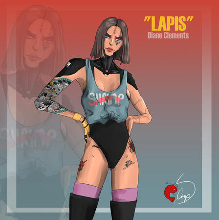 Cyberpunk character art